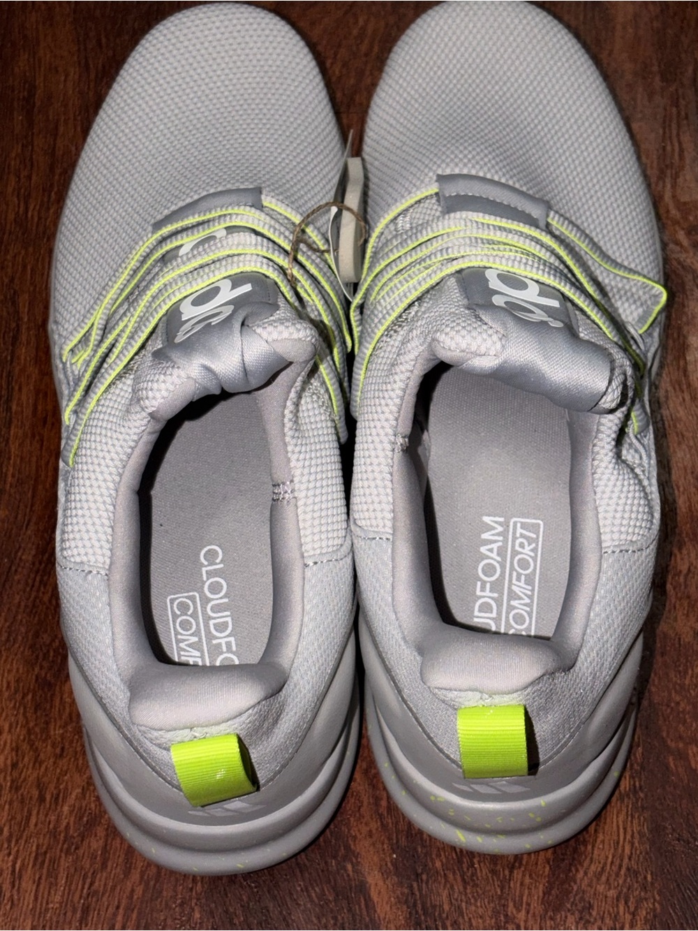 ADIDAS SIZE 14 LITE RACER ADAPT RUNNING ATHLETIC SHOES GREY - Picture 6 of 12